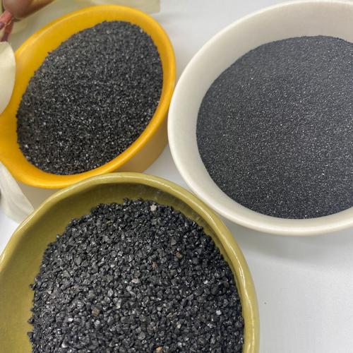 黑色金刚砂 水处理耐磨材料钢渣 多目高规格密度喷砂除锈金刚砂